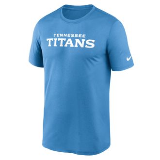 Nike Tennessee Titans Primetime Legend Wordmark Nike Mens Dri-FIT NFL T-Shirt in Blue | NKGK4AI9V-497