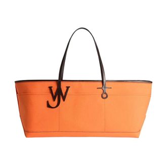 J.W.Anderson Tote Bags, female, Orange, Size: ONE SIZE Stretch Anchor Tote