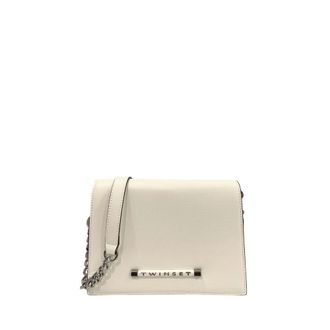 Twinset White PU Women Crossbody Womens Bag