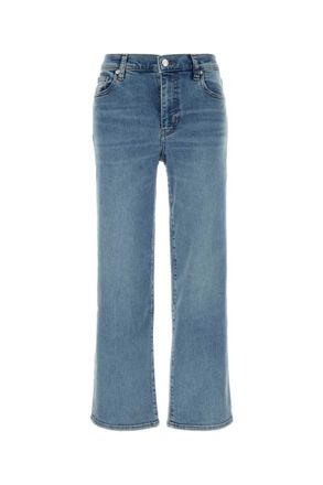 Frame Denim Blue Straight High Rise Jeans