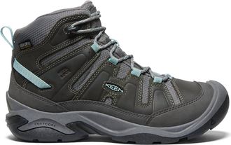 Keen Womens Circadia Mid Waterproof Hiking Boot In Steel Grey