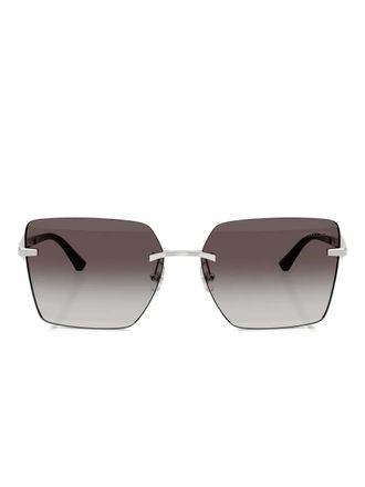 Jimmy Choo Eyewear Zonnebril met vierkant montuur - Zilver