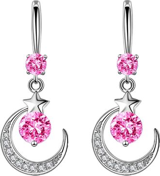 Generic Green Earrings for Women Sparkly Earrings Ear Studs for Women Silver Drop Earrings for Women White Gold Hoop Earrings Small Hoop Earrings Sparkly Earr