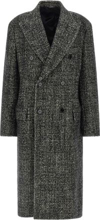 Dolce & Gabbana Bouclé Wool Coat