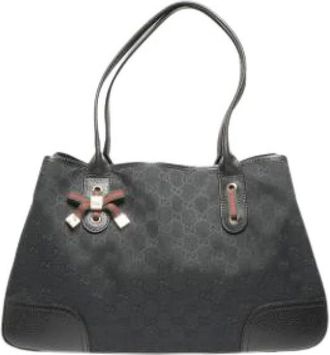 Gucci Pre-owned Handbags, female, Black, Size: ONE SIZE Pre-owned Vintage Handbag