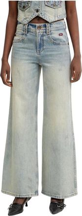 Miss Sixty Wide Jeans - Dames - Loose Fit Jeans - Blauw - W27 L32 - Denim - Jeans