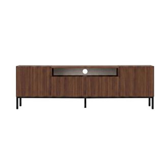 Calicosy Mueble tv 4 puertas 1 nicho l160 cm - nogal