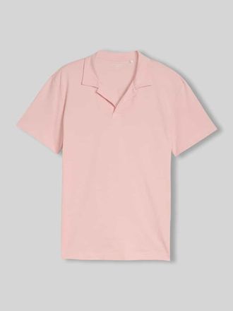 Tom Tailor Regular Fit Poloshirt aus Baumwoll-Mix mit Resortkragen in Pink, Gr&ouml;&szlig;e XXXL