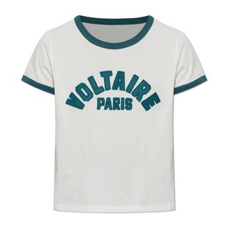 Zadig&Voltaire Tops, Dames, Wit, XS, Katoen, Alys T-shirt