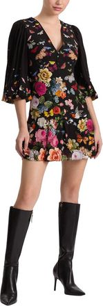 Alice & Olivia Alice + Olivia Irene Empire-Waist Mini Dress