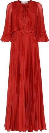 Valentino Garavani Kleedjes, Dames, Rood, M, Elegante Rode Jurk voor Vrouwen