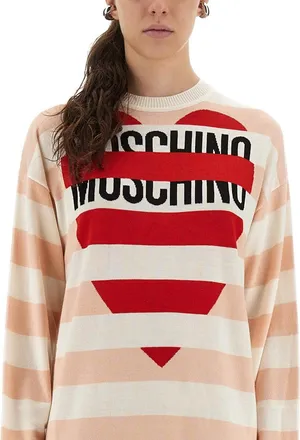 Moschino Virgin Wool Dress - Pink