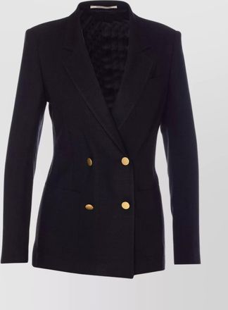Tagliatore long sleeve double-breasted jacket with gold buttons