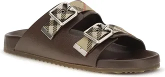 Burberry Mens Urchin Sandals Mid Brown