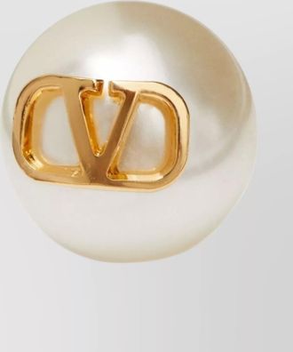Valentino Garavani vlogo pearl stud earrings