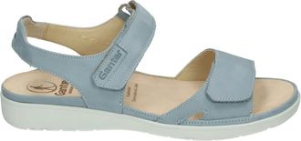 Ganter Sportieve Sandalen Lichtblauw Nubuck - Dames - Sleehakken - Blauw - 44 EU - Leer - Schoenen