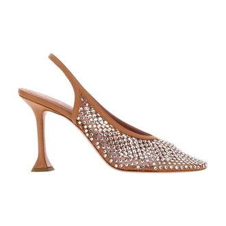 Amina Muaddi Donna, Scarpe, Beige, 36 EU, new