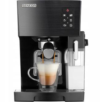 OEM Cafetera Autom&aacute;tica A Presi&oacute;n Sencor De 20 Bares Y 1450 W + Termobloque