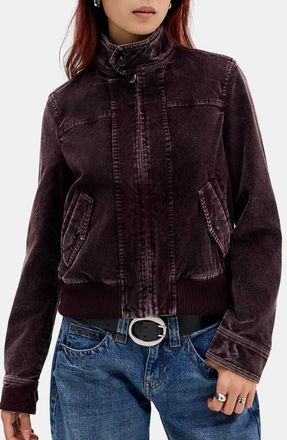 BDG Roxy Corduroy Jacket in Wine at Nordstrom, Size X-Large