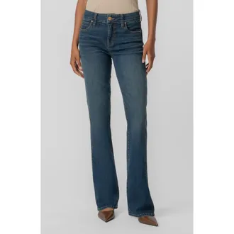 Kut from the Kloth Natalie Low Rise Bootcut Jeans in Deductive at Nordstrom, Size 16