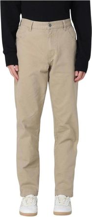 Dickies Straight Trousers, male, Beige, W32, Durable Cotton Work Pant Classic Fit