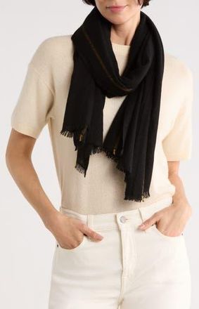 Longchamp Shop It Cashmere Scarf in Black at Nordstrom Rack