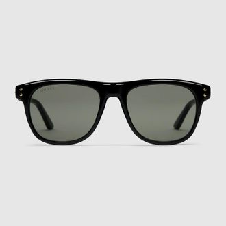 Gucci Square Frame Sunglasses, Black