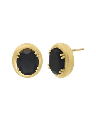 Bony Levy 18K 9.15 ct. tw. Black Sapphire Earrings