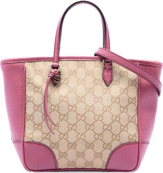 Gucci Pre-owned Gucci Small GG Canvas Bree Satchel Ladies 0SV8NVWYX3FGX2IC