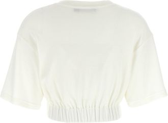 Dolce & Gabbana Logo Chenille T-Shirt - White