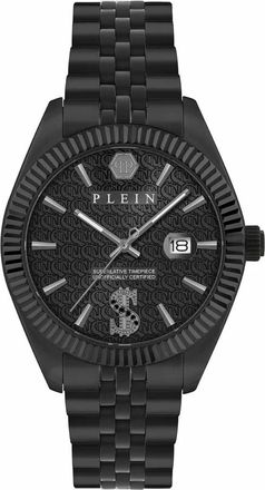 Philipp Plein Date Superlative Crystal - Heren - Horloges - Zwart - ONE Size - Accessoires