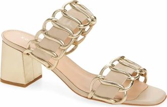 Koko + Palenki Womens Nao Sandal In Gold