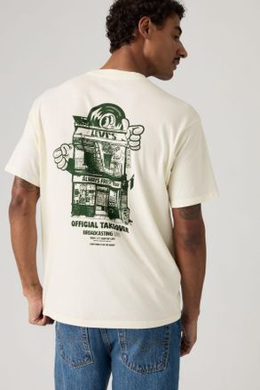 Levi's Graphic Vintage Fit Tee - Hombre - 2XL - Blanco / Levis Music City Egret