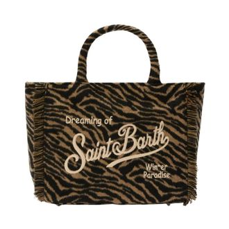 Saint Barth Shopping Bags, female, Brown, ONE SIZE, Colette Felt Tote