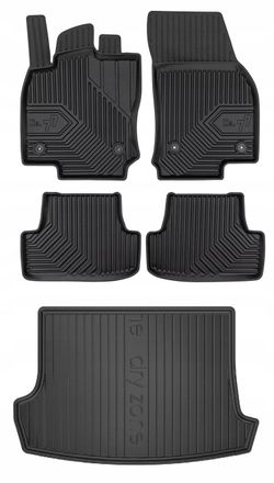 OEM Juego 77 Alfombrillas Y Funda De Goma Vw T-roc Desde 2017