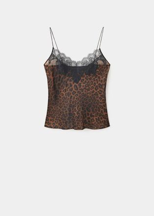 Mango TOP LOREN marrone - Donna - S - MANGO