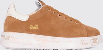 Premiata Belle Bicolor Leather and Suede Sneakers with Chunky Sole