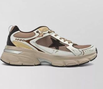 Golden Goose leather mesh low-top sneakers