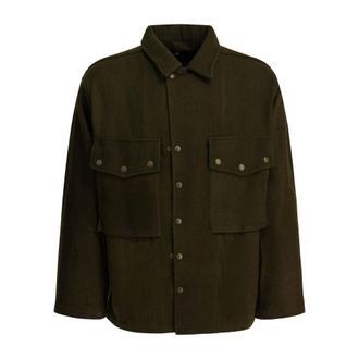 Needles Buttoned Pocket Jacket - Heren - Jassen - Groen - Maat: M Wol