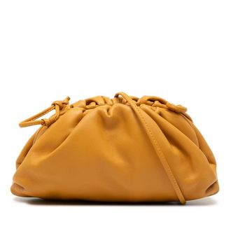 Bottega Veneta Pre-owned Bottega Veneta Lambskin The Mini Pouch Crossbody Ladies NA8SQC4XY33KV451
