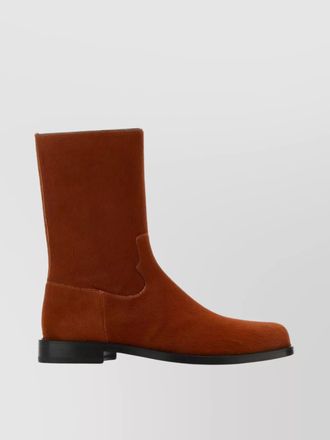 Dries Van Noten calf hair ankle boots