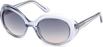 Guess GU00287 90W Womens Sunglasses Blue Size 53