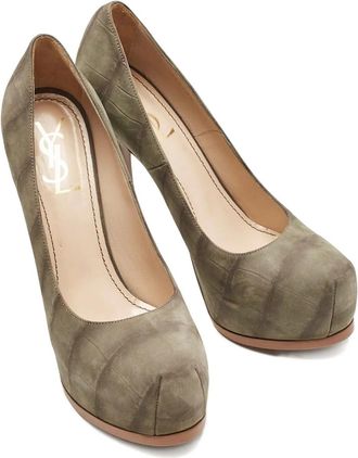 Saint Laurent Pumps trapuntate 150mm - Verde