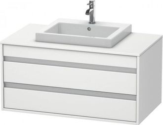 Duravit Ketho M&oacute;dulo Mural 6755, 2 Cajones, 1000mm, Para Lavabo - Duravit