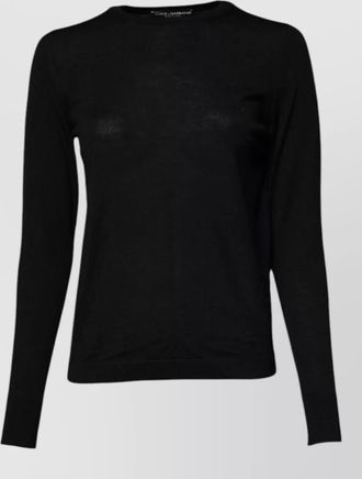 Dolce & Gabbana virgin wool relaxed-fit crew neck sweater