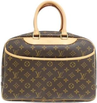 Louis Vuitton Pre-owned Handbags, female, Brown, Size: ONE SIZE Pre-owned Canvas handbags