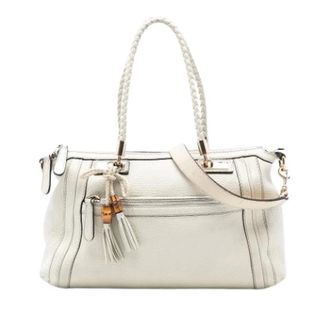 Gucci Pre-owned Handbags, female, White, Size: ONE SIZE Pre-owned Vintage Handbag