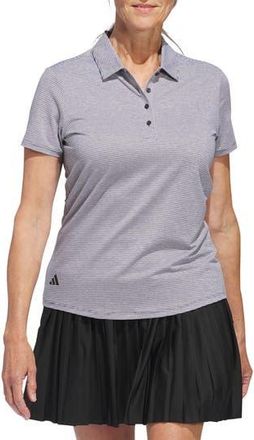 adidas Stripe Golf Polo in Black at Nordstrom Rack, Size Medium