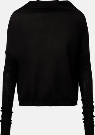 Rick Owens Pullover LS Crater in lana vergine