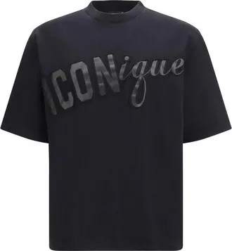Dsquared2 Black Cotton Mens T-Shirt